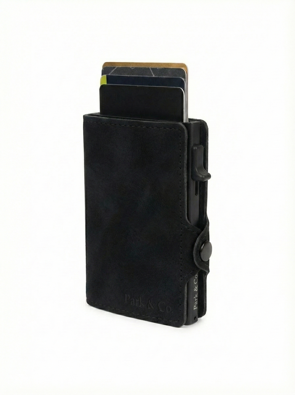 Billetera Hombre Tarjetero Anticlonación Rfid Pop Up Automático