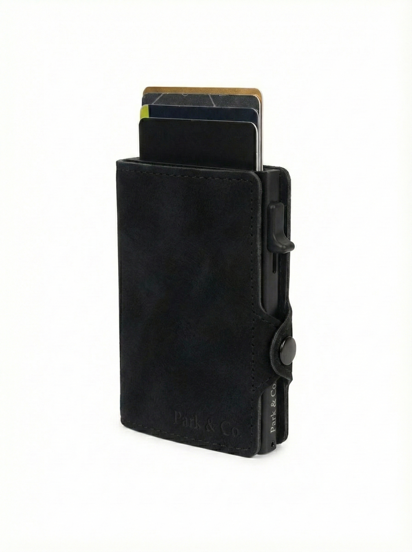 Billetera Hombre Tarjetero Anticlonación Rfid Pop Up Automático