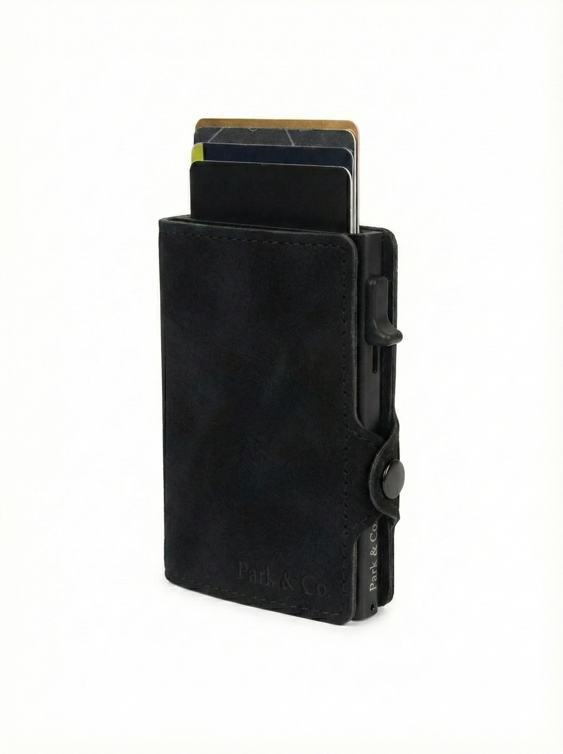 Billetera Hombre Tarjetero Anticlonación Rfid Pop Up Automático