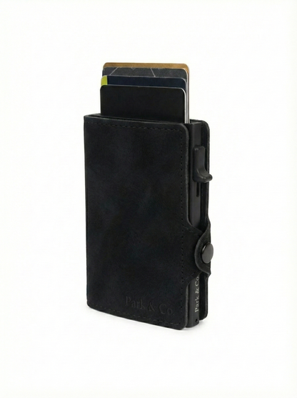 Billetera Hombre Tarjetero Anticlonación Rfid Pop Up Automático